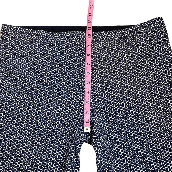 Tory Burch | Patterned Stretch Trouser Pants Size 12 - Picture 12 of 13